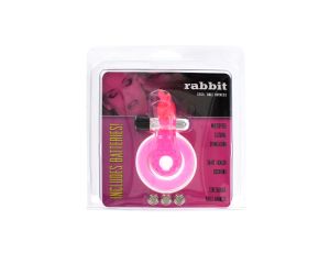 Cock & Ball Ring Rabbit Pink - image 2