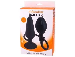 Inflatable Butt Plug L Black - image 2