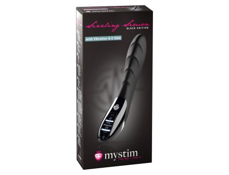 Sizzling Simon Estim Vibrator Black - 2