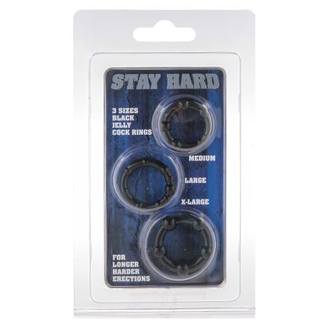 Stay Hard - Three Rings Black - 2