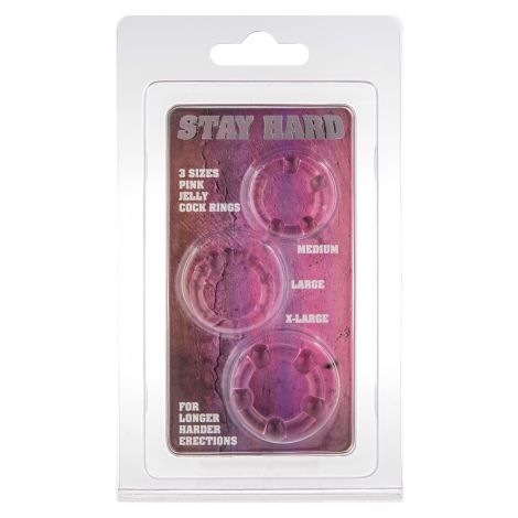 Stay Hard - Three Rings Pink - 2