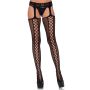 Lace up backseam stockings Black - 2