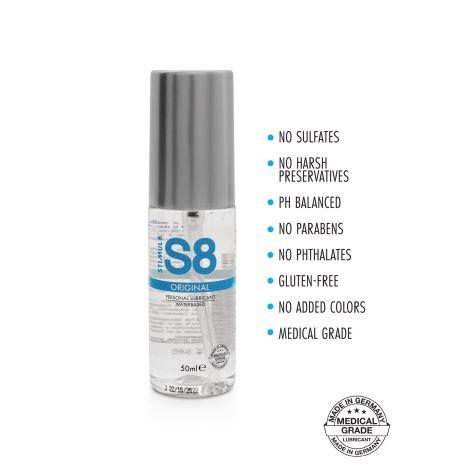 S8 Waterbased Lube 50ml Original - 2