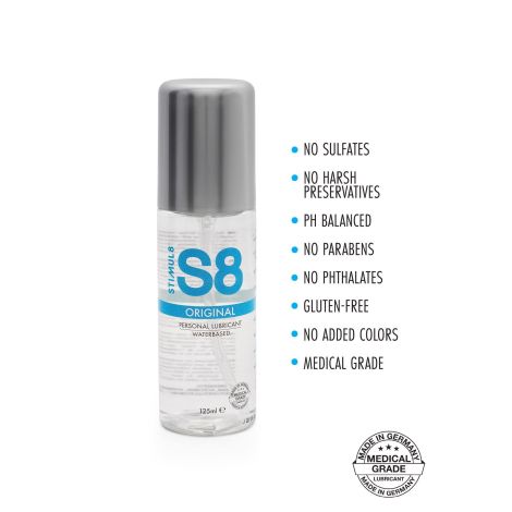 S8 Waterbased Lube 125ml Original - 2