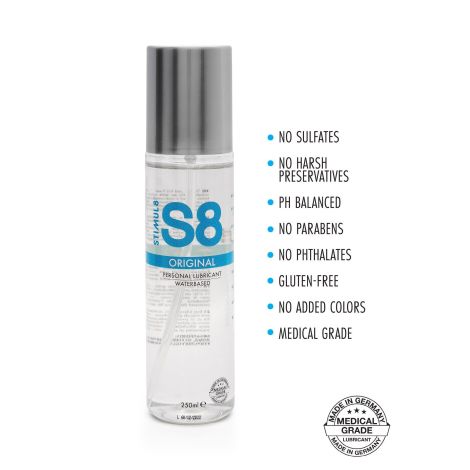 S8 Waterbased Lube 250ml Original - 2