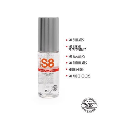 S8 WB Warming Anal Lube 50ml Warming - 2