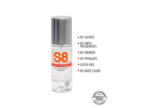 S8 WB Warming Anal Lube 125ml Warming - 2