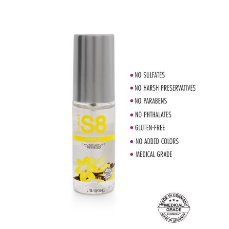 S8 WB Flavored Lube 50ml Vanilla - 2