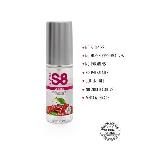 S8 WB Flavored Lube 50ml Cherry - 2