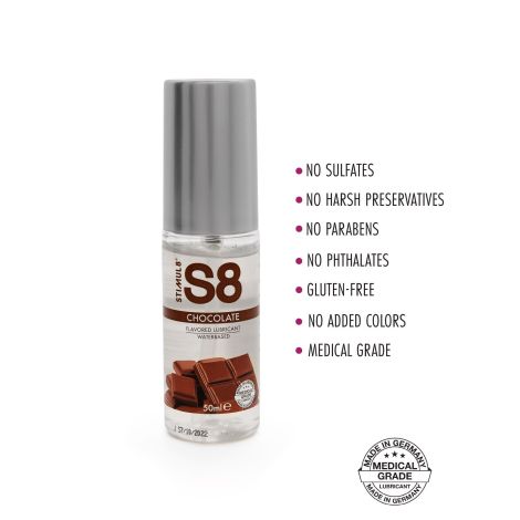 S8 WB Flavored Lube 50ml Chocolate - 2