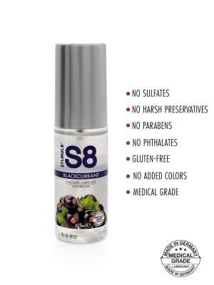 S8 WB Flavored Lube 50ml Blackcurrant - image 2