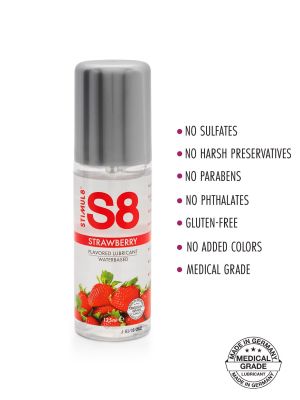 S8 WB Flavored Lube 125ml Strawberry - image 2