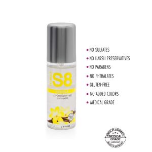 S8 WB Flavored Lube 125ml Vanilla - image 2