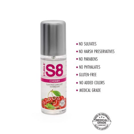 S8 WB Flavored Lube 125ml Cherry - 2