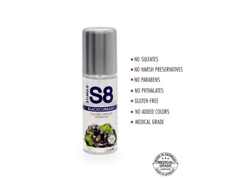 S8 WB Flavored Lube 125ml Blackcurrant - 2