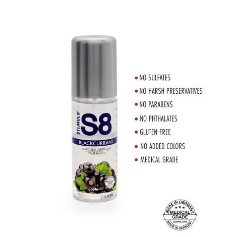 S8 WB Flavored Lube 125ml Blackcurrant - 2