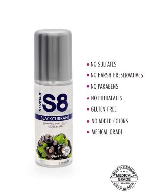 S8 WB Flavored Lube 125ml Blackcurrant - image 2