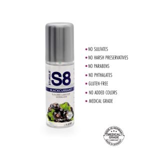 S8 WB Flavored Lube 125ml Blackcurrant - image 2