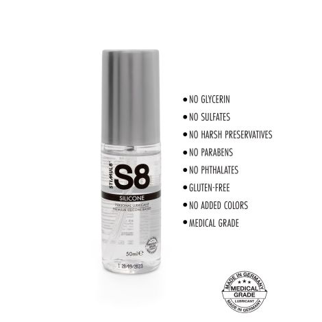 S8 Premium Silicone Lube 50ml Original - 2