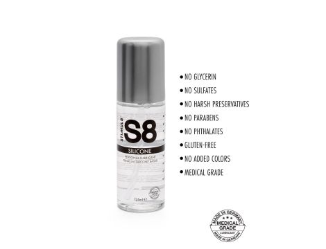 S8 Premium Silicone Lube 125ml Original - 2