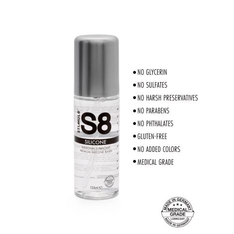 S8 Premium Silicone Lube 125ml Original - 2