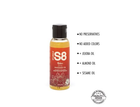 S8 Massage Oil Box 3x 50ml Multi flavour - 4