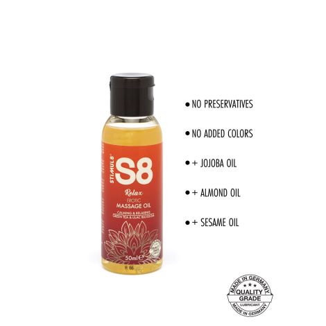 S8 Massage Oil Box 3x 50ml Multi flavour - 4