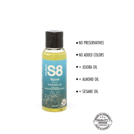 S8 Massage Oil Box 3x 50ml Multi flavour - 5