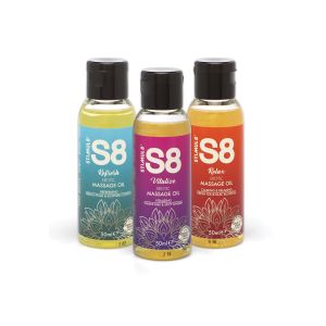 S8 Massage Oil Box 3x 50ml Multi flavour - image 2