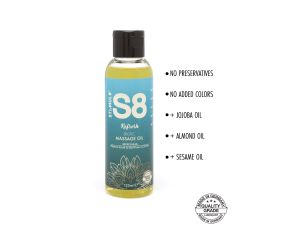 S8 Massage Oil 125ml French Plum & Egyptian Cotton - image 2