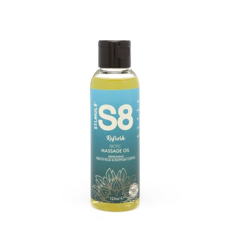 S8 Massage Oil 125ml French Plum & Egyptian Cotton