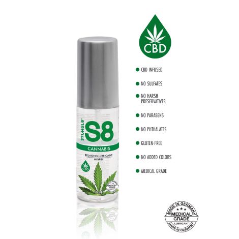 S8 Hybrid Cannabis Lube 50ml Cannabis - 2