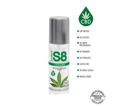 S8 Hybrid Cannabis Lube 125ml Cannabis - 2