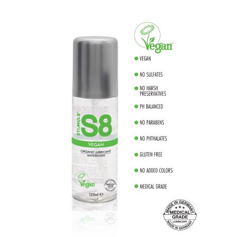 S8 WB Vegan Lube 125ml Natural - 2