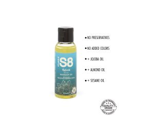 S8 Massage Oil 50ml French Plum & Egyptian Cotton - image 2