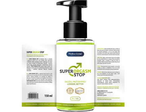 Żel-Super Orgasm Stop - Żel 150 ml - 2