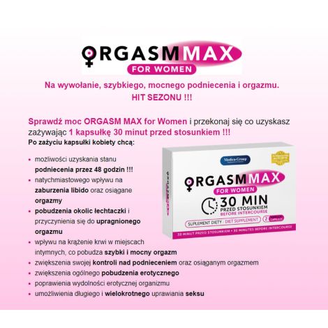 OrgasmMax for Women-2 kapsułki - 2