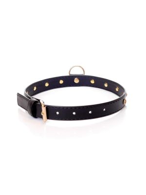 Fetish B - Series - Collar 2 cm gold crystal - image 2