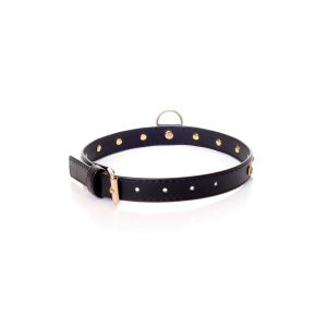 Fetish B - Series - Collar 2 cm gold crystal - image 2