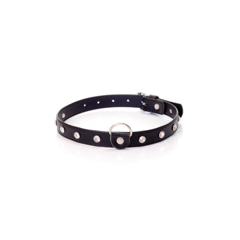 Fetish B - Series - Collar 2 cm silver crystal