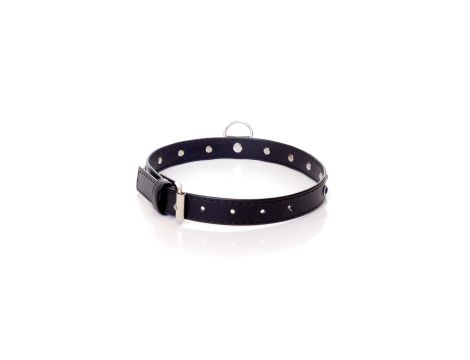 Fetish B - Series Collar - 2 cm navy blue crystal - 2