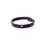 Fetish B - Series Collar - 2 cm navy blue crystal - 2