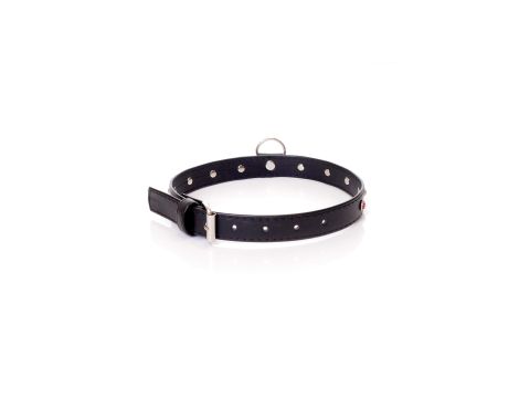 Fetish B - Series Collar - 2 cm pink crystal - 2