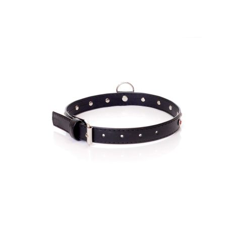 Fetish B - Series Collar - 2 cm pink crystal - 2