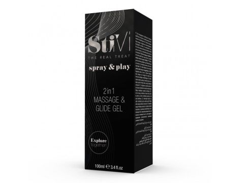 StiVi Spray&Play-Massage &Glide Gel 2in1 100ml - 3