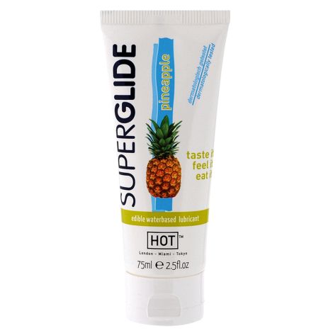 Żel-HOT Superglide PINEAPPLE- 75ml  edible lubricant waterbased