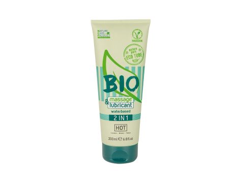 Żel-HOT BIO massage & lubricant waterbased 2in1 200 ml