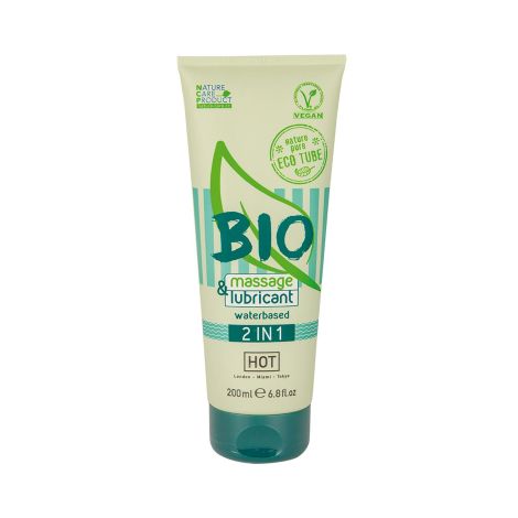 Żel-HOT BIO massage & lubricant waterbased 2in1 200 ml