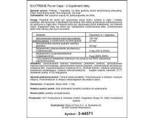 Supl.diety-eXXtreme power caps 1x2 stk. - image 2