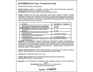 Supl.diety-eXXtreme power caps 1x10 stk. - image 2